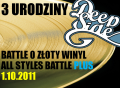 DeepSide Studio 3rd B-DAY: Battle o Złoty Winyl!!! ALL STYLES BATTLE PLUS!