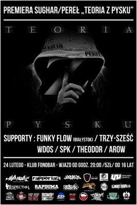Premiera albumu Sughara + Funky Flow, Trzy-Szesc, Wdos, SPK, Arow, Theodor