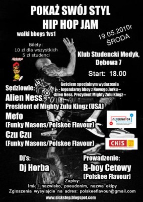 Pokaż Swój Styl Bboy Jam w Gdańsku!