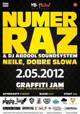 NUMER RAZ & DJ ABDOOL SOUNDSYSTEM / MostBlunted GRAFFITI JAM 2012