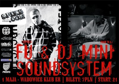 FU & DJ MINI(SOUNDSYSTEM) w klubie ER!