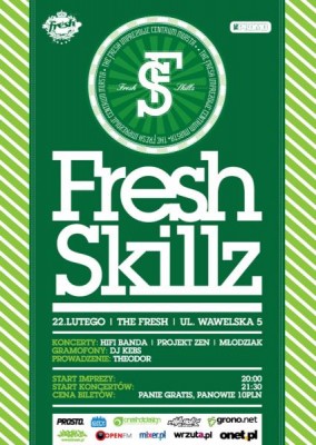 FRESH SKILLZ - NOWY CYKL NIEDZIELNYCH KONCERTÓW – HiFi Banda, Projekt Zen, Młodziak