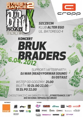 StreetDance 2 Bruk Road Tour w Szczecinie