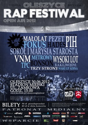 Oleszyce Rap Festiwal 2012 już za kilka dni.
