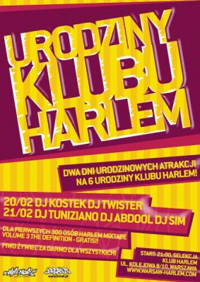 6. URODZINY KLUBU HARLEM - DJ Kostek DJ Twister