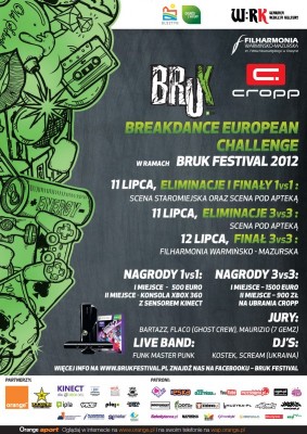 South Bboys Front i Hunters Crew na Breakdance European Challenge 2012