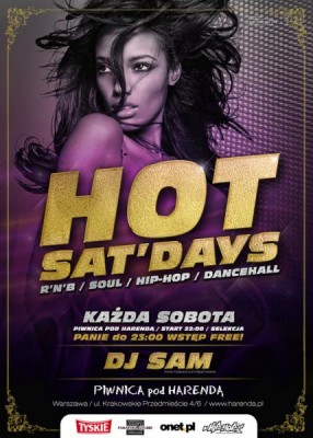 GORĄCA IMPREZA RNB/HIP HOP/SOUL - KLUB HARENDA, DJ SAM