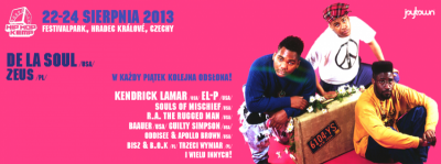 Hip Hop Kemp 2013 De La Soul i Zeus na Kempie!
