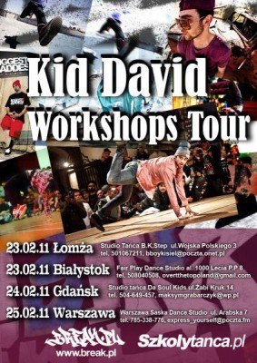 Kid David Workshops Tour