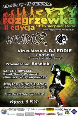 After Party po Rozgrzewce w Klubie Paradox (Sopot)