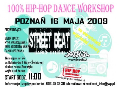 100% HIP-HOP DANCE WORKSHOP