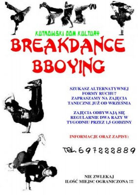 Zajęcia Breakdance/BBoying w Kutnie !!!