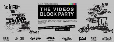 RAP HISTORY WARSAW - VIDEOS BLOCK PARTY 20M2 EKRAN + projekcja PIONIERZY STYLU WŁODI