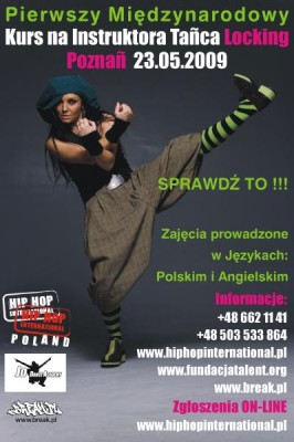 Międzynarodowy kurs na Instruktora LOCKING - Rejestracja na półmetku !!!
