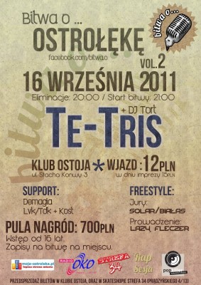 Bitwa o Ostrołękę vol 2 + koncert Te-Tris!