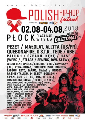 Polish Hip-Hop Festival Płock 2018 - JUŻ JUTRO!