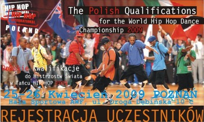 Już tylko tydzień do końca rejestracji na Polskie Kwalifikacje do Mistrzostw Świata w tańcu Hip Hop