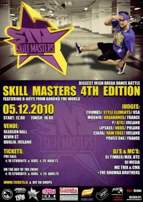 Największe bboingowe wydarzenie tego roku w Irlandii. Skill Masters