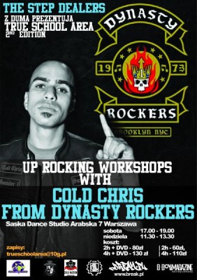 UPROCKING WORKSHOPS WITH COLD CHRIS/ DYNASTY ROCKERS - TRUE SCHOOL AREA!