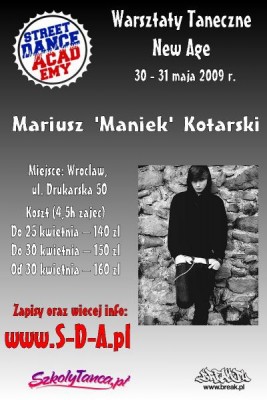 Warsztaty Taneczne New Age z Mańkiem