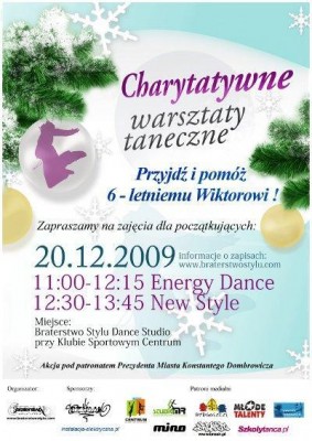Charytatywne warsztaty taneczne w Bydgoszczy