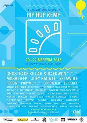 Hip Hop Kemp 2015 - 14. edycja Festiwalu z Atmosferą!