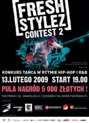 FRESH STYLEZ CONTEST II - konkurs tańca hip-hop, r&b, funk i dancehall!