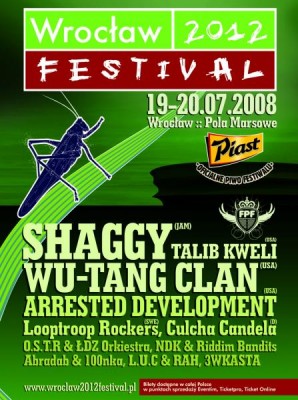 Wrocław 2012 Festival - Shaggy, Wu-Tang Clan, Arrested Development i wielu innych!