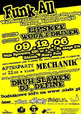 FUNK ALL! WARSZTATY & CONTEST FUNK STYLES!