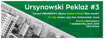 Ursynowski Peklaż #3 | Koncert premierowy Nastyk Kritaczi