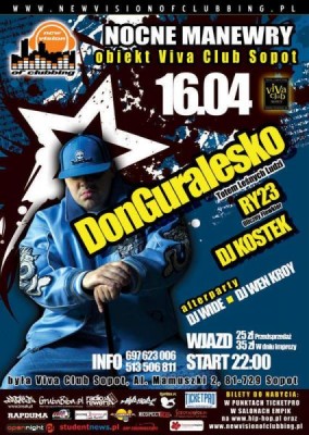 Nocne Manewry - DonGuralEsko RY23 & DJ KOSTEK (after party DJ CHILL)