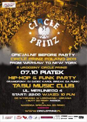Before Party Circle Prinz PL From Warsaw to New York