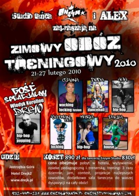 ZIMOWY OBÓZ TRENINGOWY Z ENZYM STUDIO!!!
