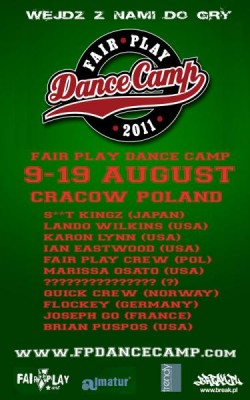 Fair Play Dance Camp 9 - 19 sierpnia 2011r