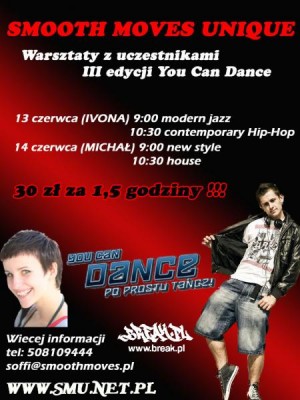 Warsztaty Z Tancerzami You Can Dance w Smooth Moves Unique