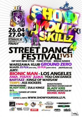 Show Your Skillz: Street Dance Festival - Eliminacje