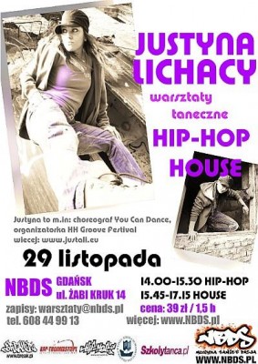 Warsztaty z Justyną Lichacy w NBDS-Gdańsk!