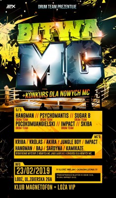 Bitwa MC + konkurs dla nowych MC