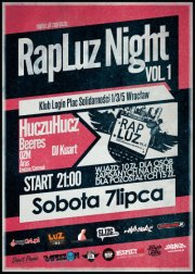 RapLuz Night vol.1 - Koncert: HuczuHucz | Beeres | OzM | Aras | Emczas&Czermak