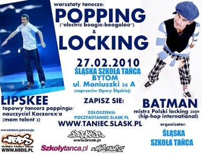 WARSZTATY LIPSKEE & BATMAN  (POPPING & LOCKING)