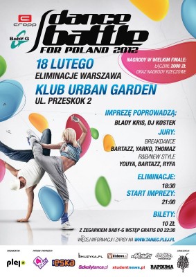 Cropp Baby-G Dance Battle For Poland 2012 - Eliminacje Warszawa