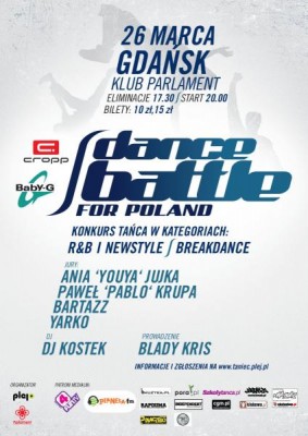 Cropp Baby-G Dance Battle For Poland 2010 - eliminacje Gdańsk