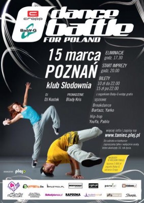 Cropp Baby-G Dance Battle For Poland 2011 - eliminacje Poznań