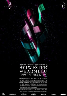31.grudnia SYLWESTER W KARMELU / DJ.TWISTER / DJ.NOZ / OPEN BAR