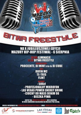 Bitwa Freestyle podczas X edycji Mazury Hip-Hop Festiwal !