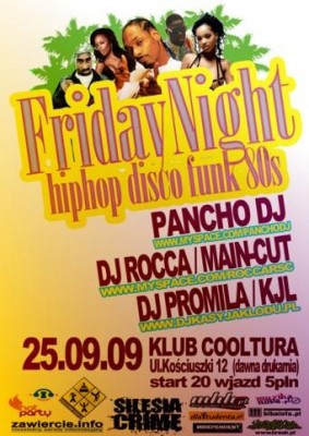 ZAWIERCIE @COOLTURA FRIDAYNIGHT HIPHOP PARTY