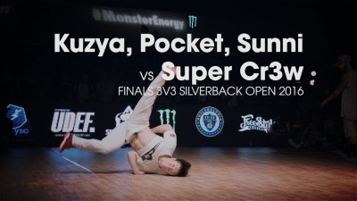 Finał 3vs 3 na Silverback Open 2016: Kuzya, Pocket, Sunni vs Super Cr3w 