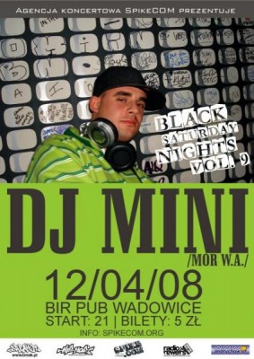 DJ Mini (Mor W.A.) - Black Saturday Nights vol.9