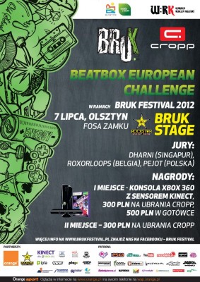 Beatbox European Challenge w ramach Bruk Festivalu 2012