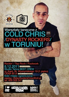 Warsztaty taneczne - COLD CHRIS (DYNASTY ROCKERS) w TORUNIU!